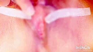 Asian Girl Bound For Intense Clit Masturbation Session