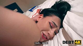 Debt4k Real Russian Whore Was Punished In Anal And Pussy After Smoking In Her Room And Having A Debt