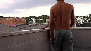 On a cold and rainy day, she craves the warmth of my hard cock inside her.