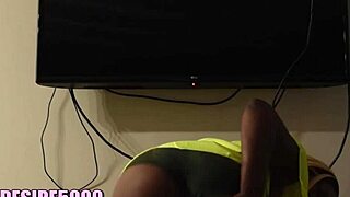 Ebony Milf Gives Bold Joi At Office