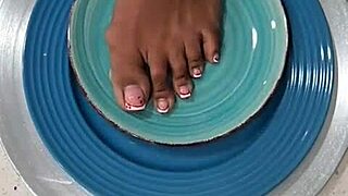 Why do you want to eat these beautiful barefoot feet in homemade fetish?