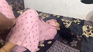 I'm fucking the horny Colombian neighbor in her pajamas with that big ass bouncing.