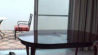 Young Japanese Couple Mates Outdoors In Sunlight