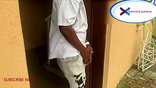 She Takes Clothes from Ropes in Rain, I Pound Her Squirting Pussy