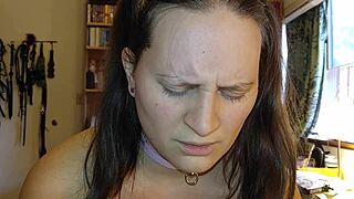 My slut wife rides her anal dildo till she cums