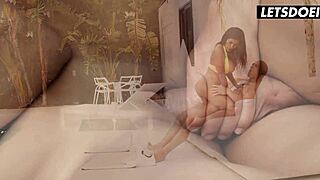 big boobs wife sheila ortega bounces on christian clays big dick by the pool - white boxxx