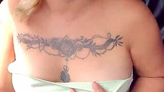 latina whore drives on highway, flashing her natural tits and panties in public for sexy homemade fun