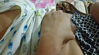 Desi housewife enjoys sex with big ass and tits