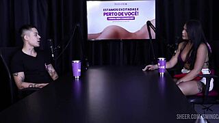 Compilados do Teteu Santos no Swing Cast com Tifany Rocha Bruna a Surfistinha e Fabrício Nunes - Parte 3 Watch on Sheer Red