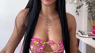 Latina Pornstar Pounds Dildo in Pussy Till Orgasm