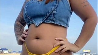 I Made That Guy Hard on the Beach with Flashing