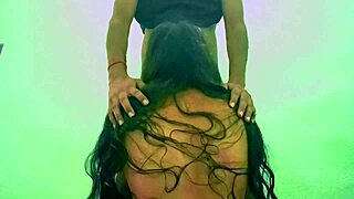 Young Desi newlywed wife gets lifted and fucked hard by her husband in passionate rough sex.