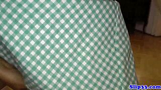 Lucky Senior Feels Intense Pleasure from Teen's Closeup Cocksucking