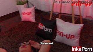 valentina lombardi flashes big tits in casting interview 😏