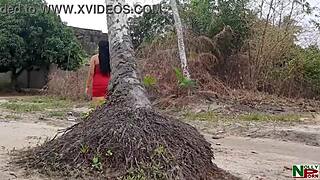 Passionate Sex Across The River With Big Tits