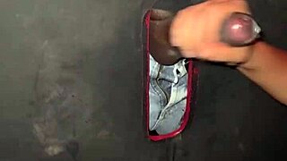 brunette babe gets cum in las vegas swing house