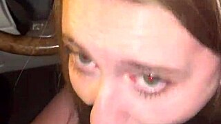 BLONDE PETITE TEEN SUCKS HUNG DRIVING INSTRUCTOR'S BIG COCK - LANEY GREY