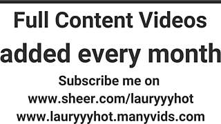 25 Laury Angel - A Good Anal Princess Never Uses Her Clit In Assfucking