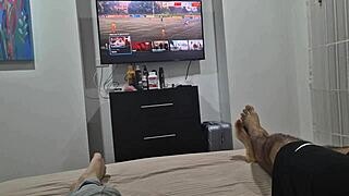 discovering friend sucking stepbrother's dick, then fucking her friend