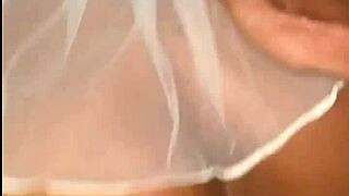 Beautiful brunette gets huge ass fucked with oil