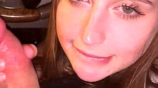 BLONDE PETITE TEEN SUCKS HUNG DRIVING INSTRUCTOR'S BIG COCK - LANEY GREY