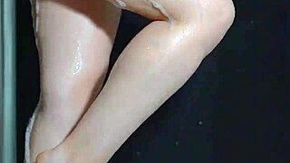 College Babes Bounce Big Asses In Soapy Shower With Bubbles