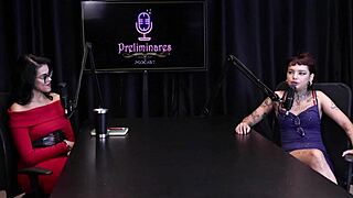 Best Moments of Annie Clementine with Bia Hot in Humiliating Handjob!