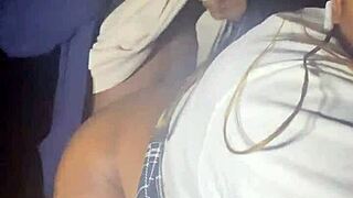 sexy bbw sucking dick in creepy forest, then fucked hard 😈