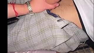 madrastra mexicana chichona fuckin her hijastro while he's watchin tv. she was so horny.