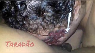 Watch Me Cum in Her Huge Tits Ass?