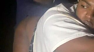 sexy bbw sucking dick in creepy forest, then fucked hard 😈