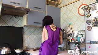 babysitter fingers herself in stockings 😏