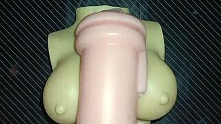 trio kissy y dolly blowjob anal sex ass to mouth cum on tits