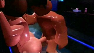 man and woman enjoying a delicious shower together