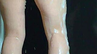 College Babes Bounce Big Asses In Soapy Shower With Bubbles