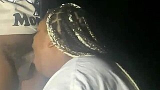 sexy bbw sucking dick in creepy forest, then fucked hard 😈