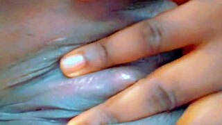 Little creamy pussy fingered hard!