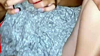 Caught using vibrator for orgasm by neighbor