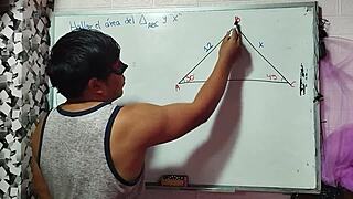 Asian student nerd in bedroom threesome!