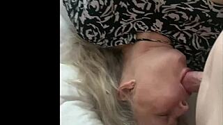 Chubby Milf Wife Swallows Cum After POV Blowjob and Vibrator Orgasm