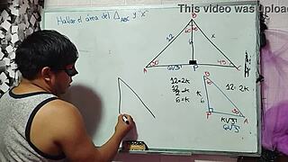 Asian student nerd in bedroom threesome!