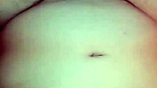 Shaved pornstar orgasms with giant tits creampie!