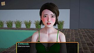 Brunette Amateur Plays Family Game With Small Tits