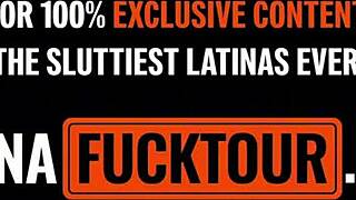 Cute petite latina takes massive cock up her ass pov doggystyle!