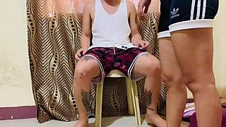 teen wife gets fucked by husband boss for first time