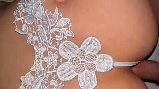 Asian beauty explores intriguing sensations with a playful accessory and creamy finish.