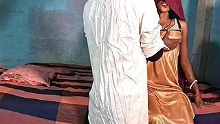 Desi Step Sister In Dress Gets Oral And Pussy Fuck