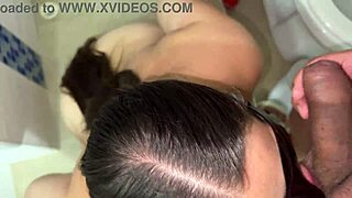 Milf Latina Gets Piss And Cum Facial In Boss's House