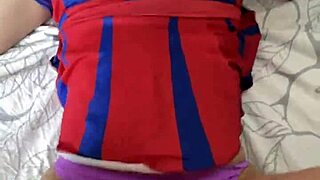 Hot Cheerleader With Big Ass Fucking Two Cocks In Anal Threesome!