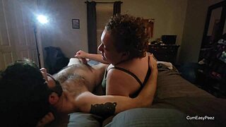 Liza and Andy's Intense Bedroom Fucking Leads to Huge Cum Load